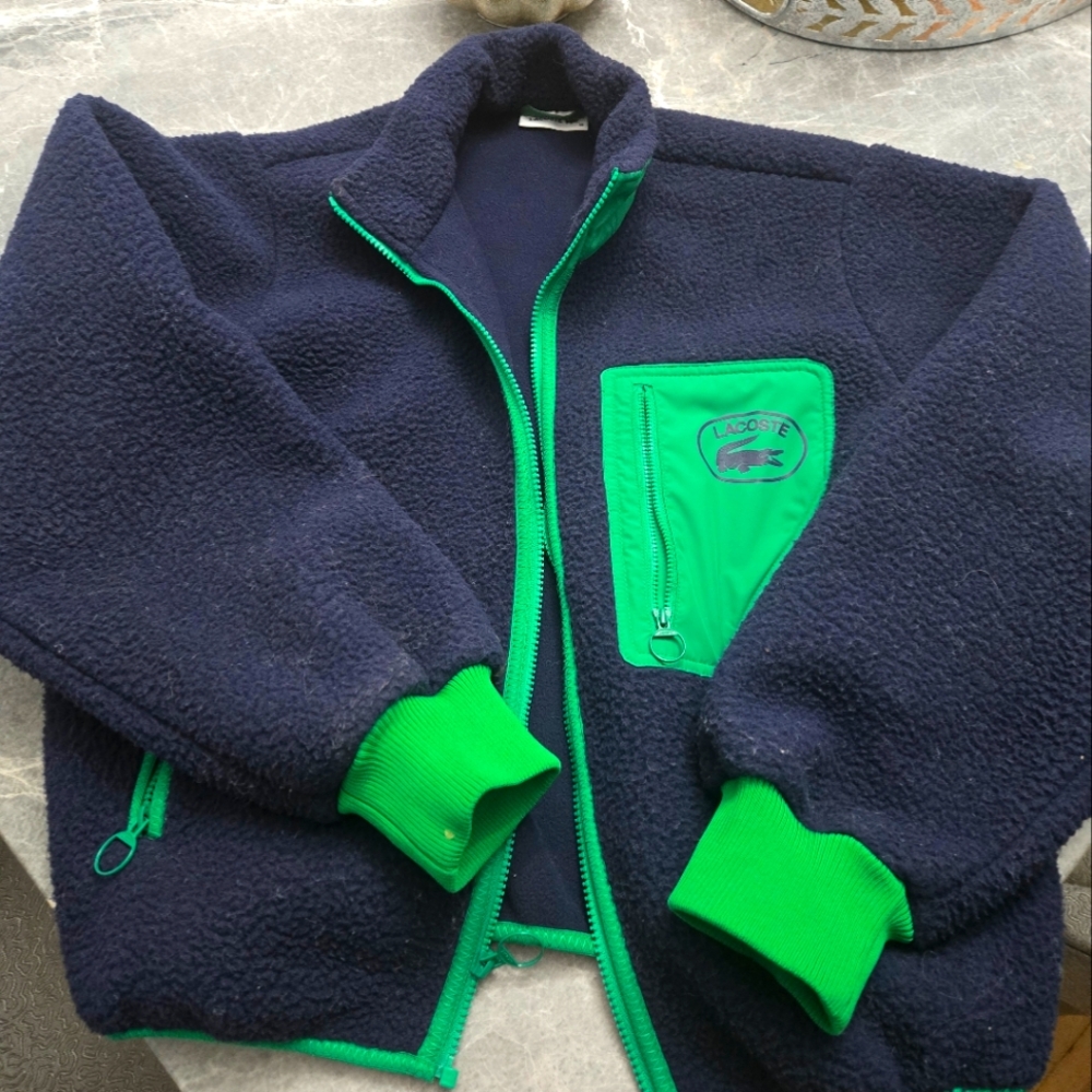 Lacoste fuzzy jacket sz M
